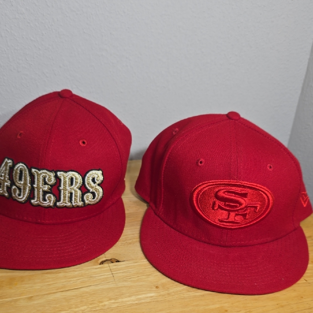 New Era Red 9FIFTY Cap 49ERS